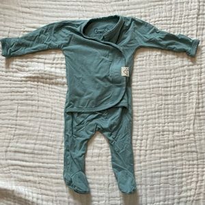 Bonsie Baby footie - turquoise